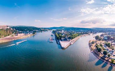 Rhine and Moselle at Koblenz